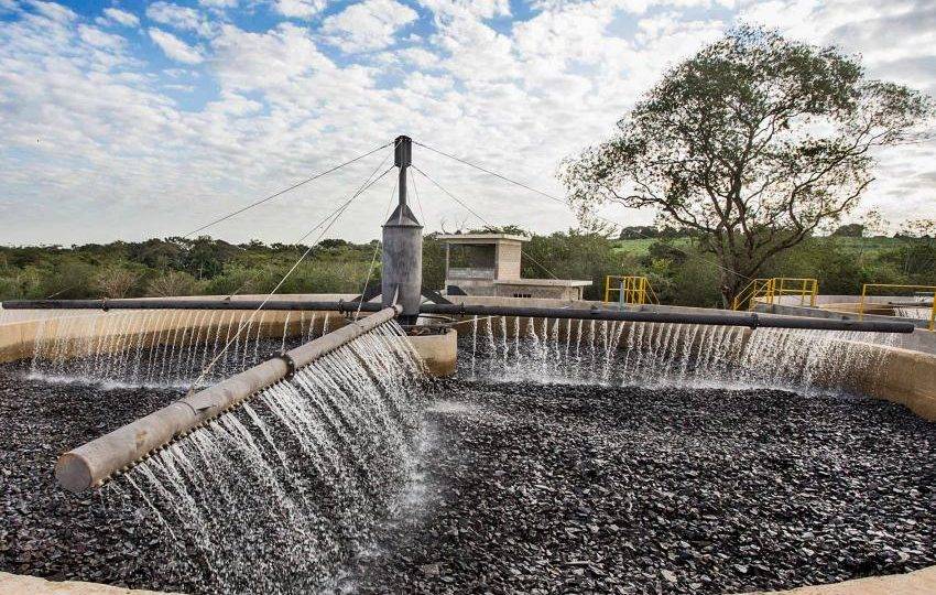Estação de Tratamento de Esgoto em Taquaritinga- SP: novo marco do saneamento atribuiu novas responsabilidades para a ANA.