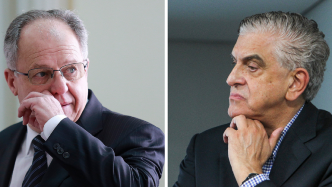 Presidentes da FPF, Hélio Cury, e do Athletico, Mario Celso Petraglia, querem o retorno do Estadual, mesmo com jogos em Santa Catarina.
