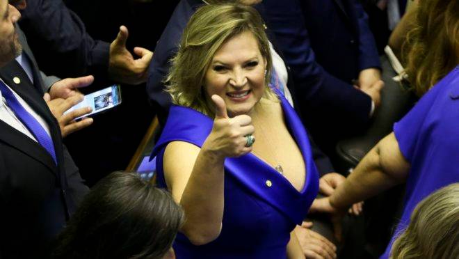 Eleita para Câmara Federal em 2018, Joice Hasselmann é pré-candidata do PSL à prefeitura de São Paulo: pelo menos 120 deputados podem se candidatar em novembro.