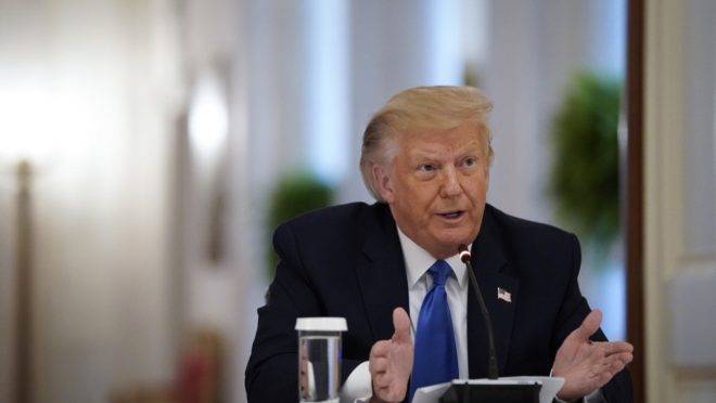O presidente dos EUA, Donald Trump (Drew Angerer / GETTY IMAGES NORTH AMERICA / Getty Images via AFP)