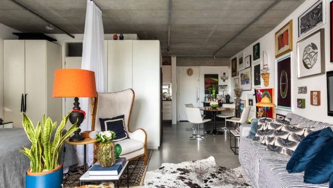 Projeto do Studio Architetonika Nomad trabalhou com referências afetivas no loft de 53 m²