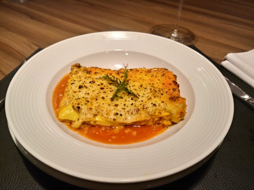 Lasagna Emiliana do Euro Bistrô. Foto: Divulgação Lasagna Emiliana do Euro Bistrô. Foto: Divulgação