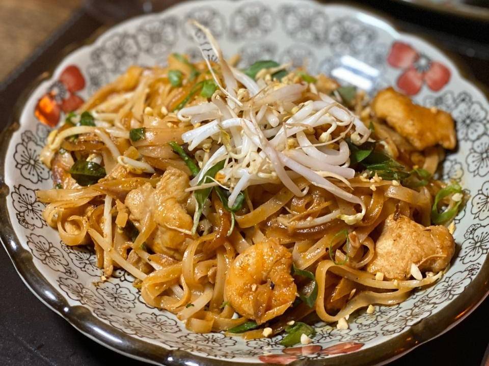 Pad thai de frango do Thai Restaurante Tailandês. Foto: Divulgação Pad thai de frango do Thai Restaurante Tailandês. Foto: Divulgação