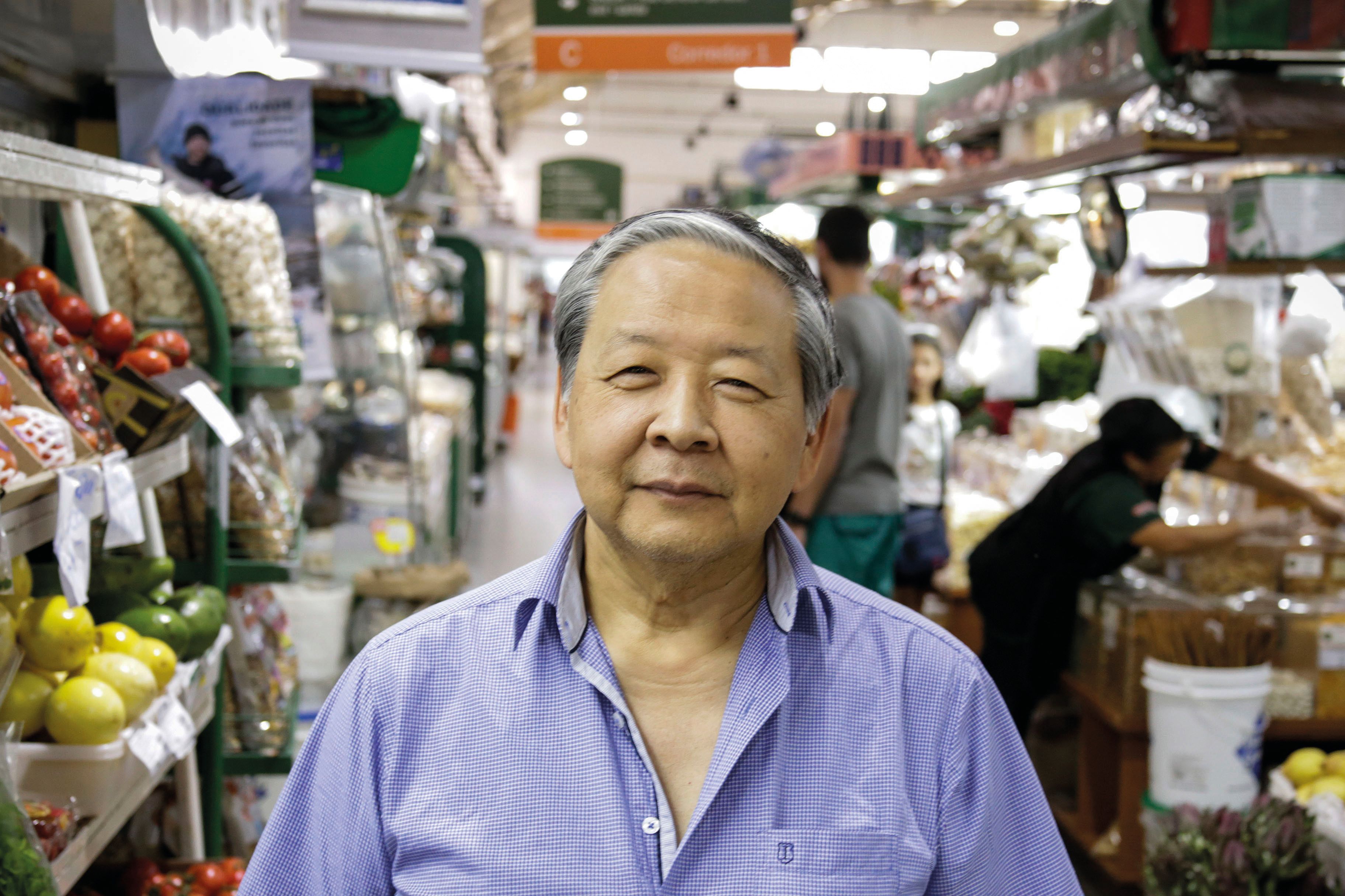Mário Shiguemitu Yamasaki foi um dos responsáveis pela modernização do Mercado Municipal.