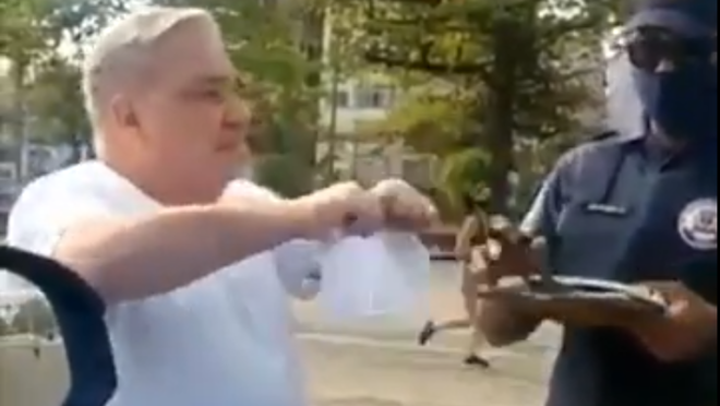 Desembargador Eduardo Almeida Prado Rocha de Siqueira, do TJ-SP, rasga a multa por não usar máscara contra o coronavírus em espaço público.