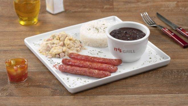 Linguicinha suína é outra novidade do cardápio econômico do It's Grill