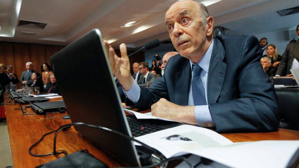 Liminar do presidente do STF, Dias Toffoli, suspendeu as investigações da Lava Jato contra o senador José Serra (PSDB-SP).