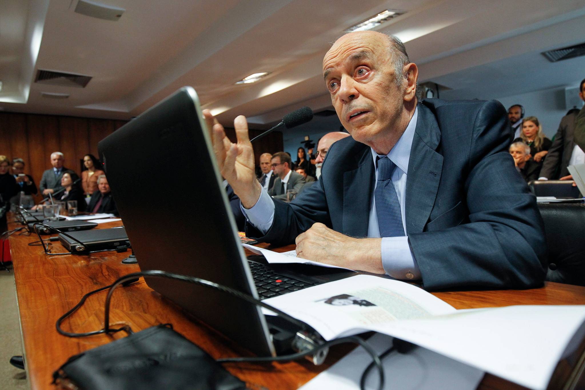 senador José Serra (PSDB-SP) foi alvo da Operação Paralelo 23, que investiga o crime de caixa dois eleitoral na campanha do tucano.
