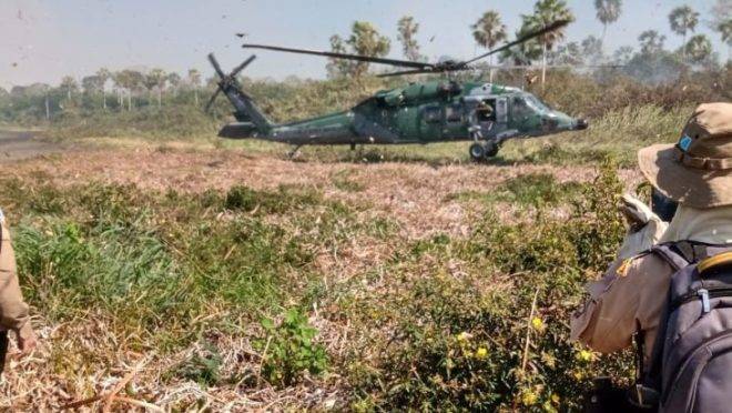 Forças Armadas reforçaram combate a incêndios no Pantanal