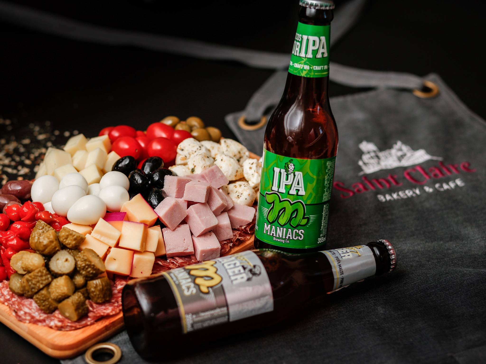 A Saint Claire lançou a tábua de frios com cervejas artesanais. Foto: Divulgação A Saint Claire lançou a tábua de frios com cervejas artesanais. Foto: Divulgação