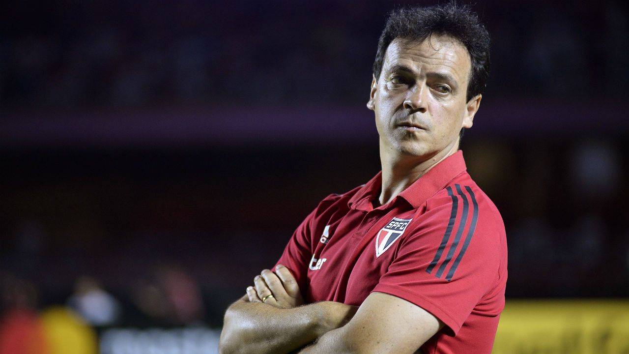 Fernando Diniz no comando do São Paulo. Fernando Diniz no comando do São Paulo.
