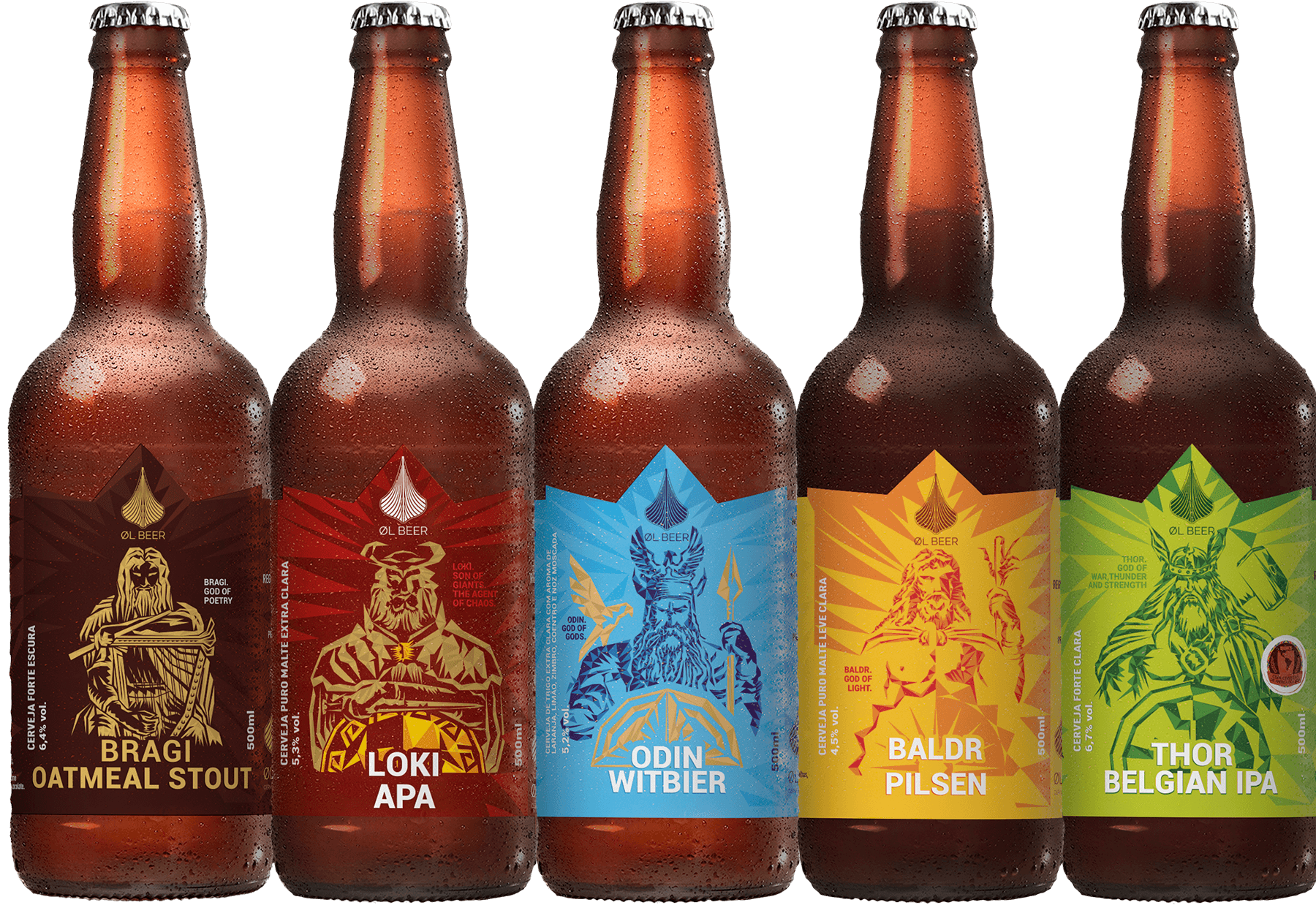 A ØL Beer tem cinco opções de cervejas para o Dia dos Pais. Foto: Divulgação A ØL Beer tem cinco opções de cervejas para o Dia dos Pais. Foto: Divulgação