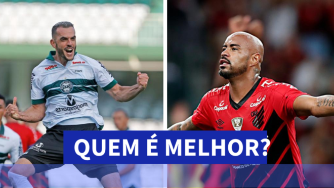 Rhodolfo, do Coritiba, e Thiago Heleno, do Athletico: confira a comparação das equipes antes do Atletiba!
