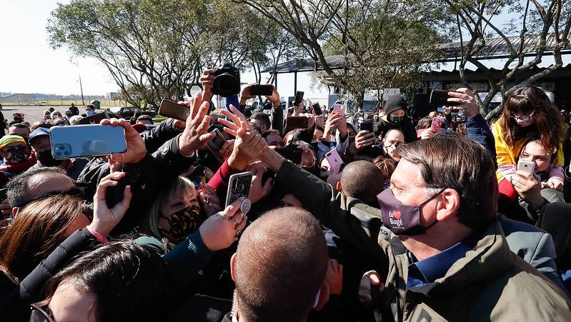 Bolsonaro visita Bagé