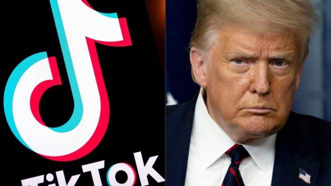 O presidente americano Donald Trump disse que iria banir o aplicativo TikTok nos Estados Unidos
