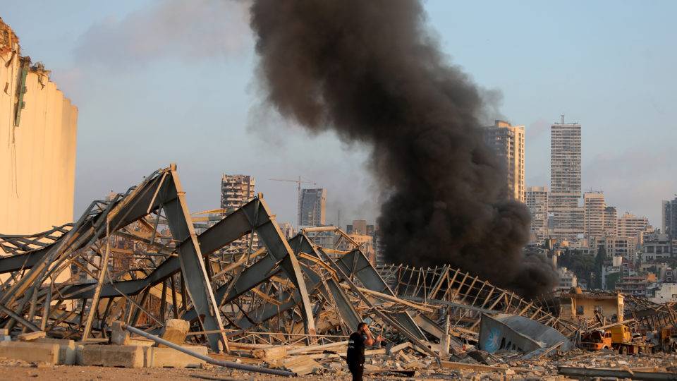 explosão beirute