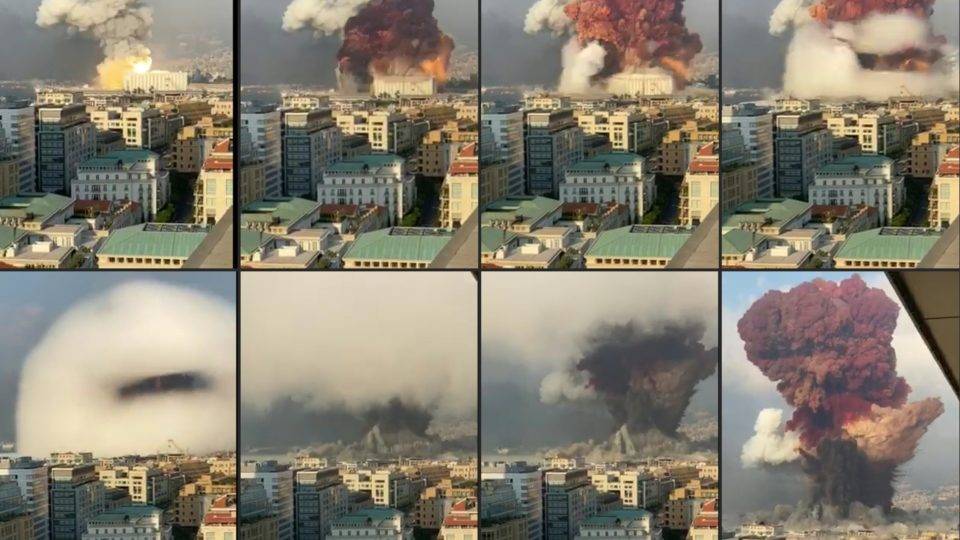 explosão beirute