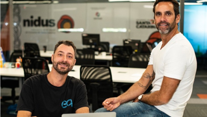Marcos Arante (esq.) e Fabio Nunes, fundadores da Equilibrium.