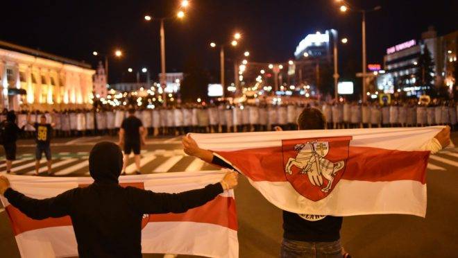 Protestos Bielorrússia