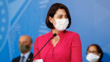 A primeira-dama Michelle Bolsonaro: depósitos de R$ 89 mil em sua conta.