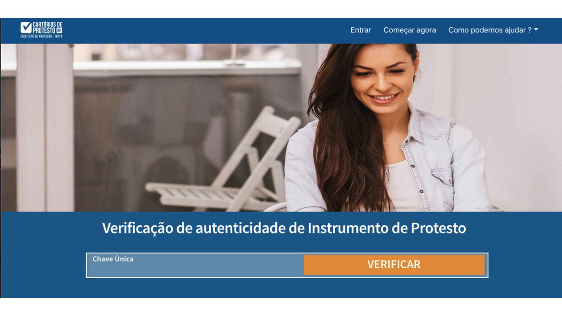 Verificação de autenticidade de Instrumento de Protesto