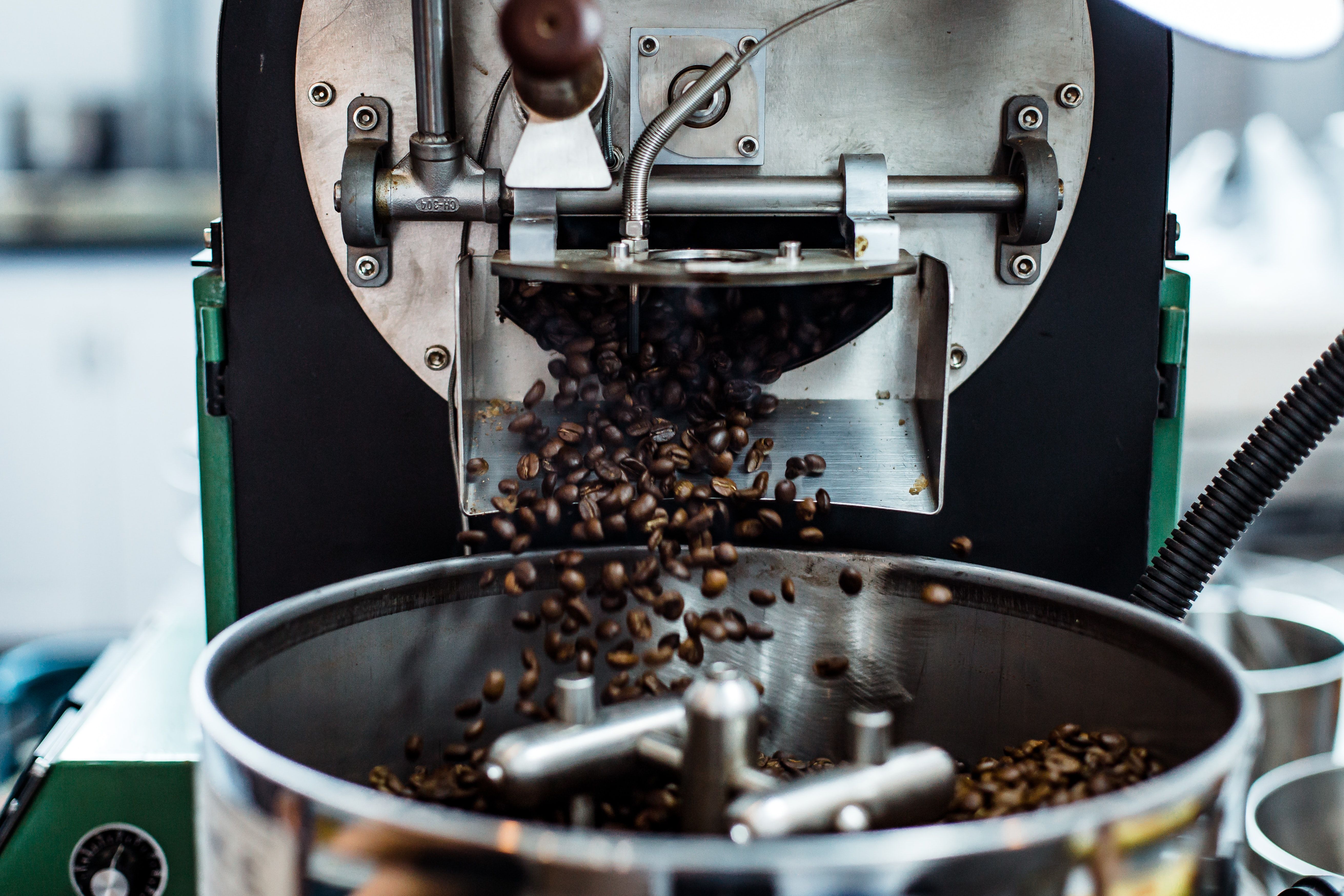 Torrefação de café. Foto: Unsplash. Torrefação de café. Foto: Unsplash.