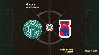 Paraná defende liderança contra o Guarani; tudo sobre o jogo Guarani e Paraná se enfrentam pela quarta rodada da Série B
