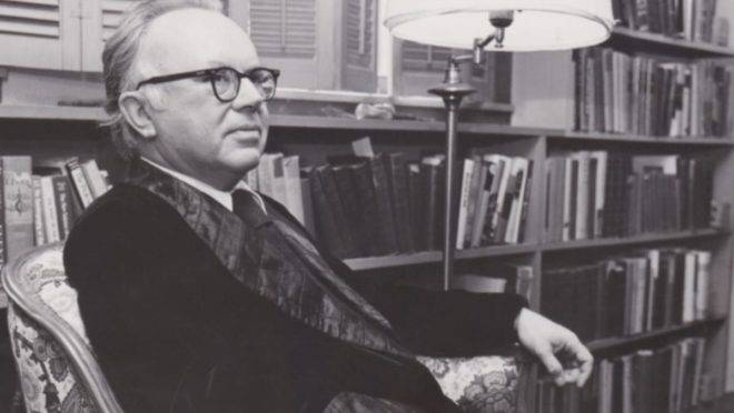 O historiador, intelectual e “mestre das letras” Russell Kirk | Reprodução