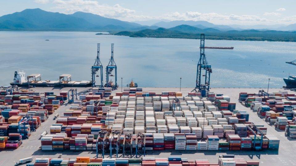 Terminal de Contêineres de Paranaguá, no Porto de Paranaguá