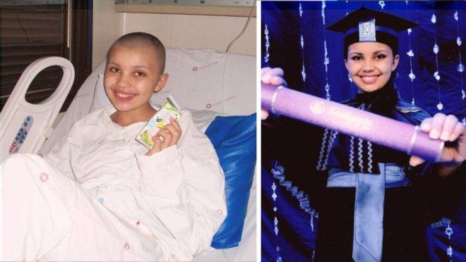 Caroline Ferreira da Silva recebeu o diagnóstico aos 14 anos e, mesmo sabendo que a chance de encontrar um doador de medula óssea era apenas 1 em 100 mil, nunca perdeu a esperança de realizar seus sonhos.