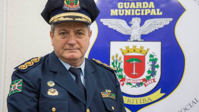 Odgar Nunes Cardoso, comandante da Guarda Municipal. Curitiba, 29/08/2019. Foto: Pedro Ribas/SMCS