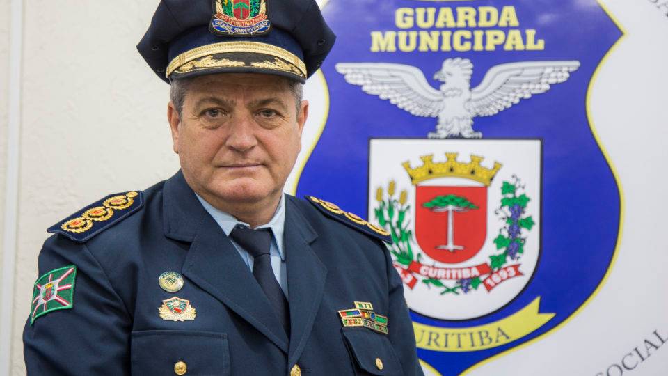 Odgar Nunes Cardoso: vida, carreira e família na Guarda Municipal de Curitiba Odgar Nunes Cardoso, comandante da Guarda Municipal. Curitiba, 29/08/2019. Foto: Pedro Ribas/SMCS
