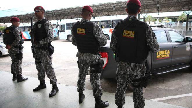 Agentes da Força Nacional chegaram à região na semana passada.