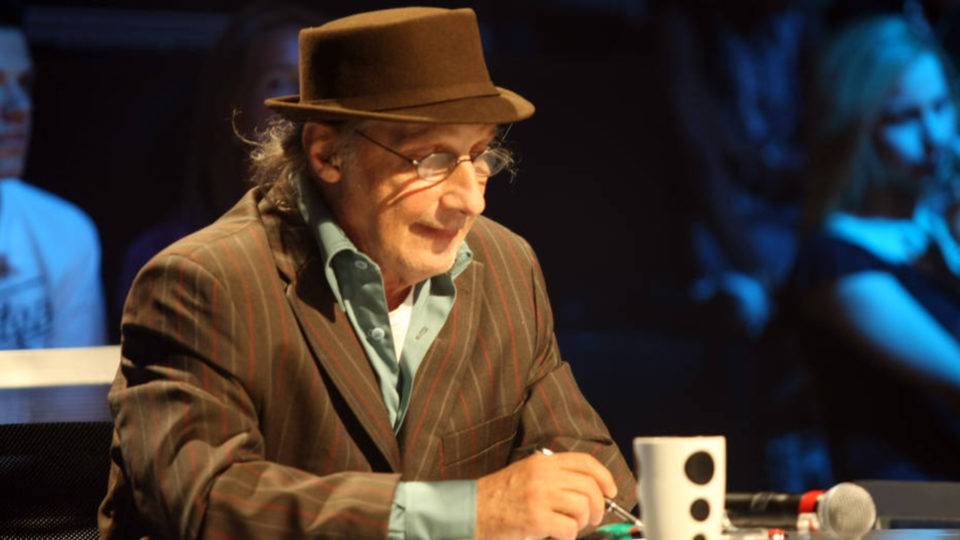 Arnaldo Saccomani, jurado de um programa de televisão