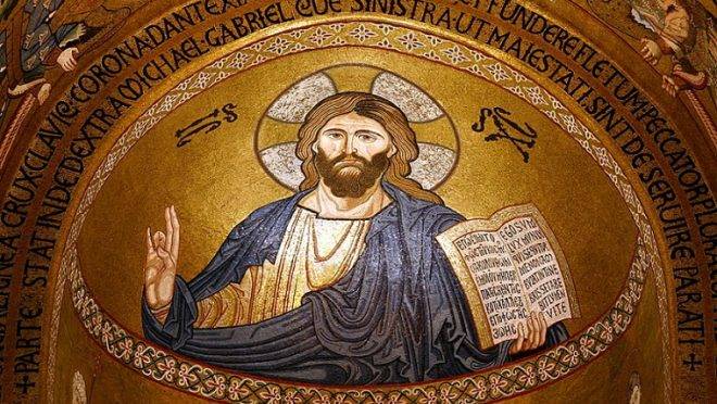 Pantocrator, na Capela Palatina, em Palermo (Itália).