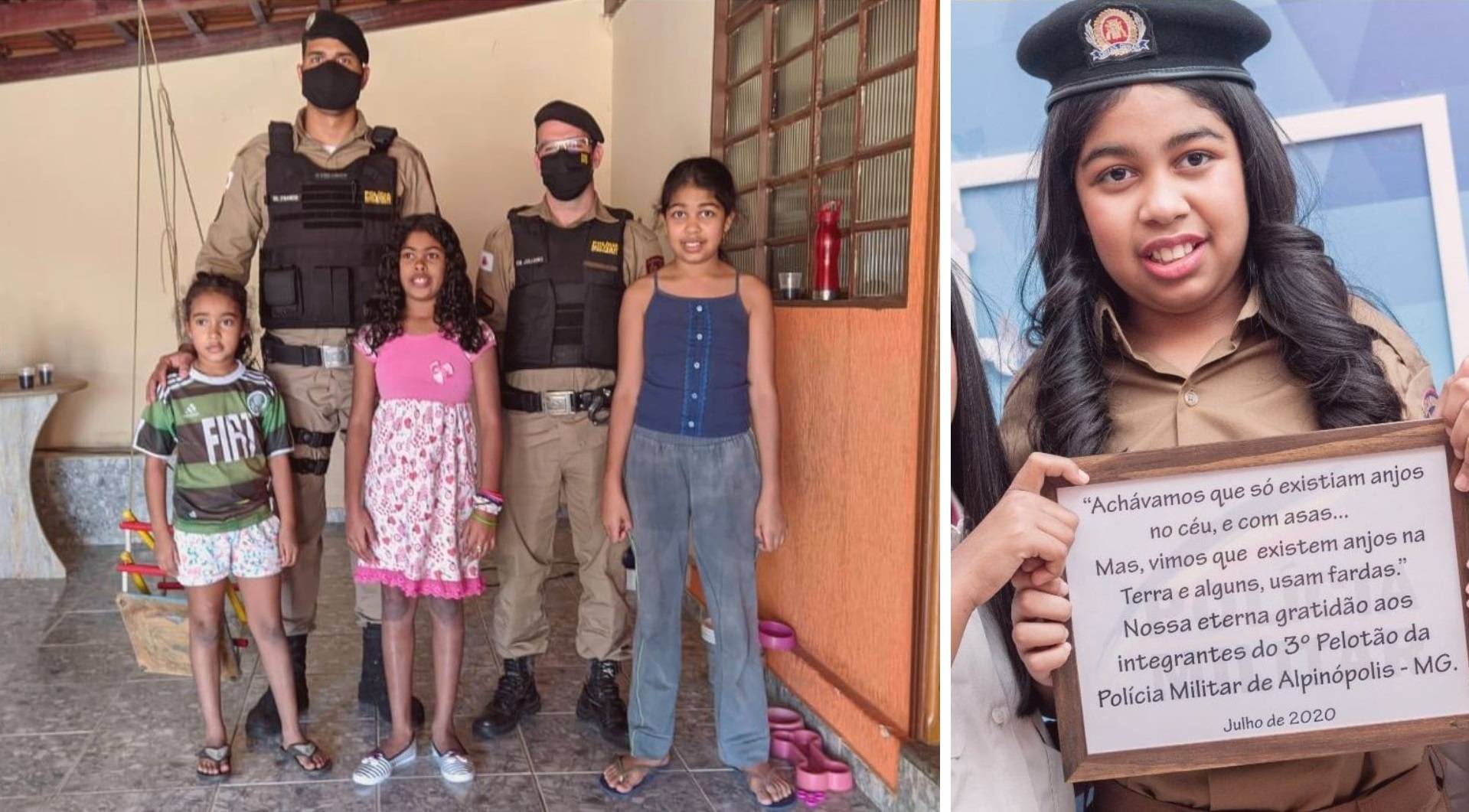 Anna Karlla viu os armários vazios e decidiu pedir ajuda pelo 190 para garantir o sustento das duas irmãs mais novas.