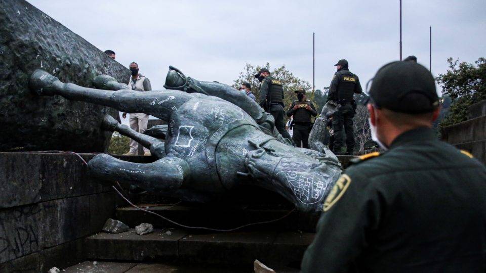 estátua colômbia