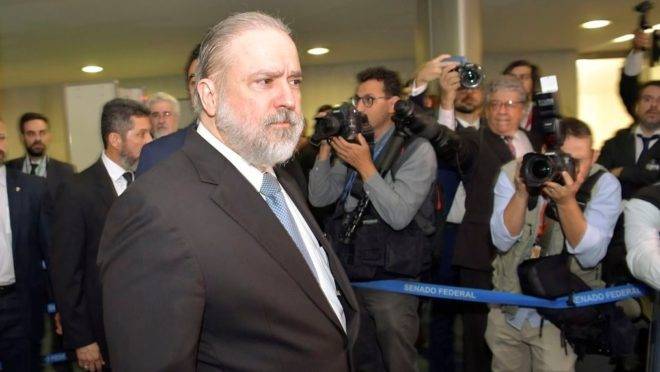 O procurador-geral da República, Augusto Aras, comanda ofensiva contra a Lava Jato.
Foto: Marcos Brand