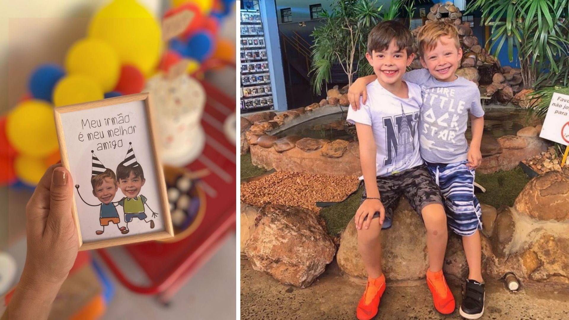 Assim que a mãe perguntou ao pequeno Mateus Mandetta a temática que ele preferia, o menino disse que queria seu irmão: “foi muito fofo”.