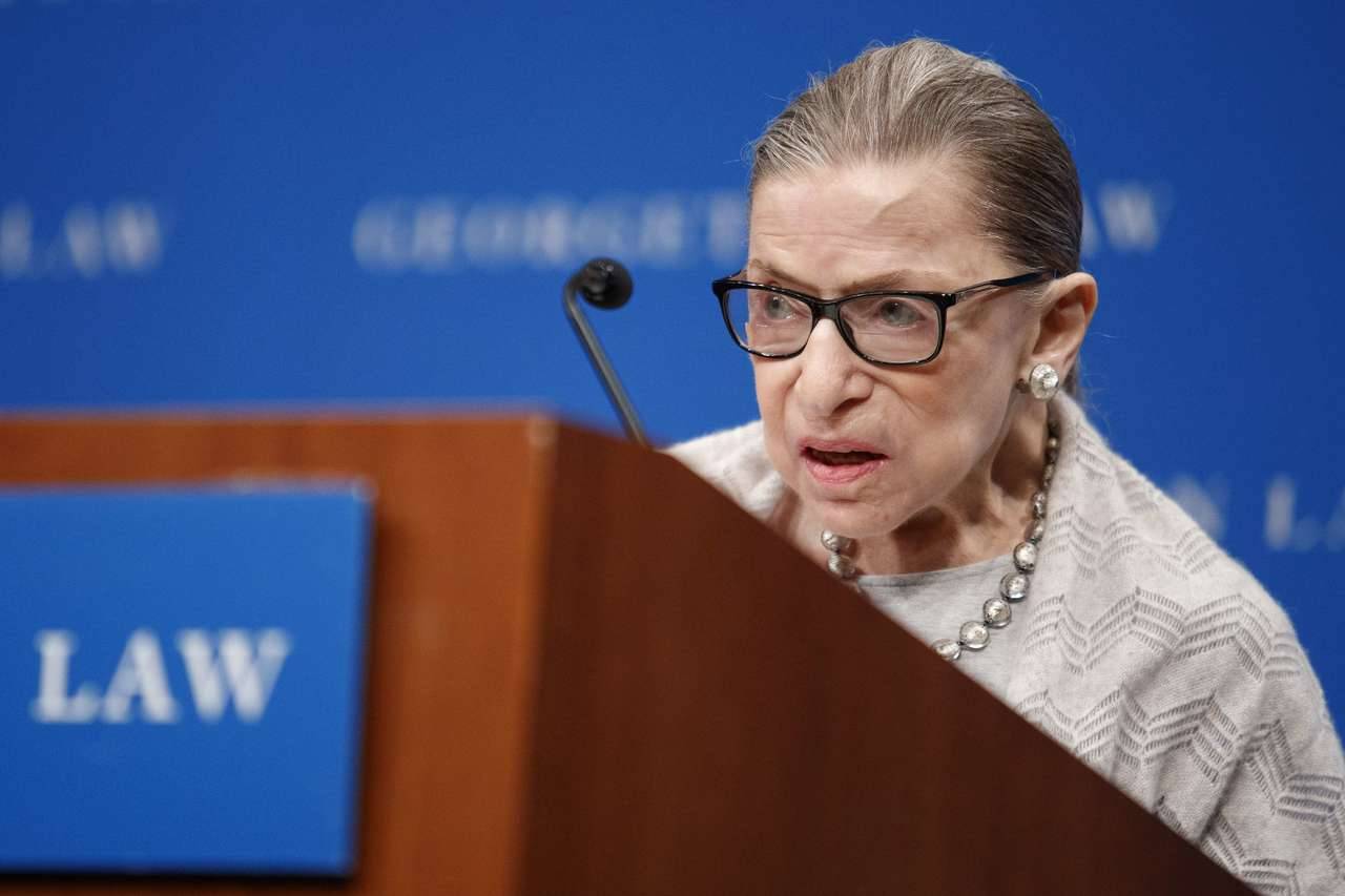 a juíza da Suprema Corte Ruth Bader Ginsburg