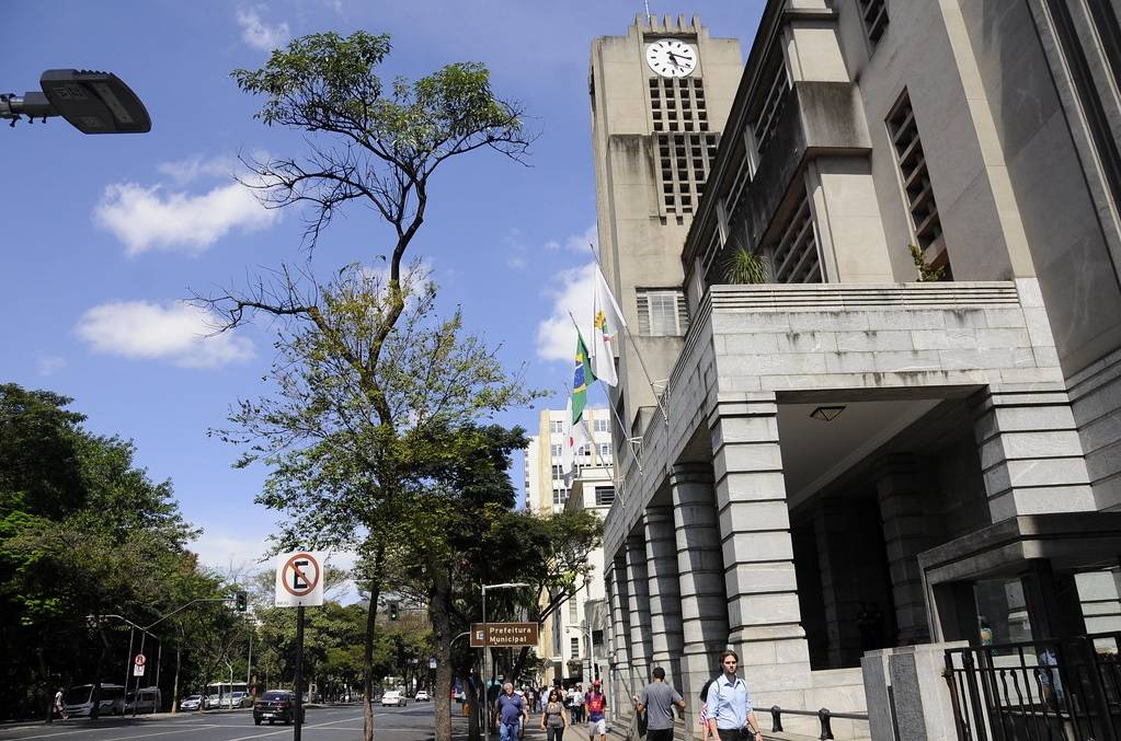 A sede da prefeitura de Belo Horizonte.