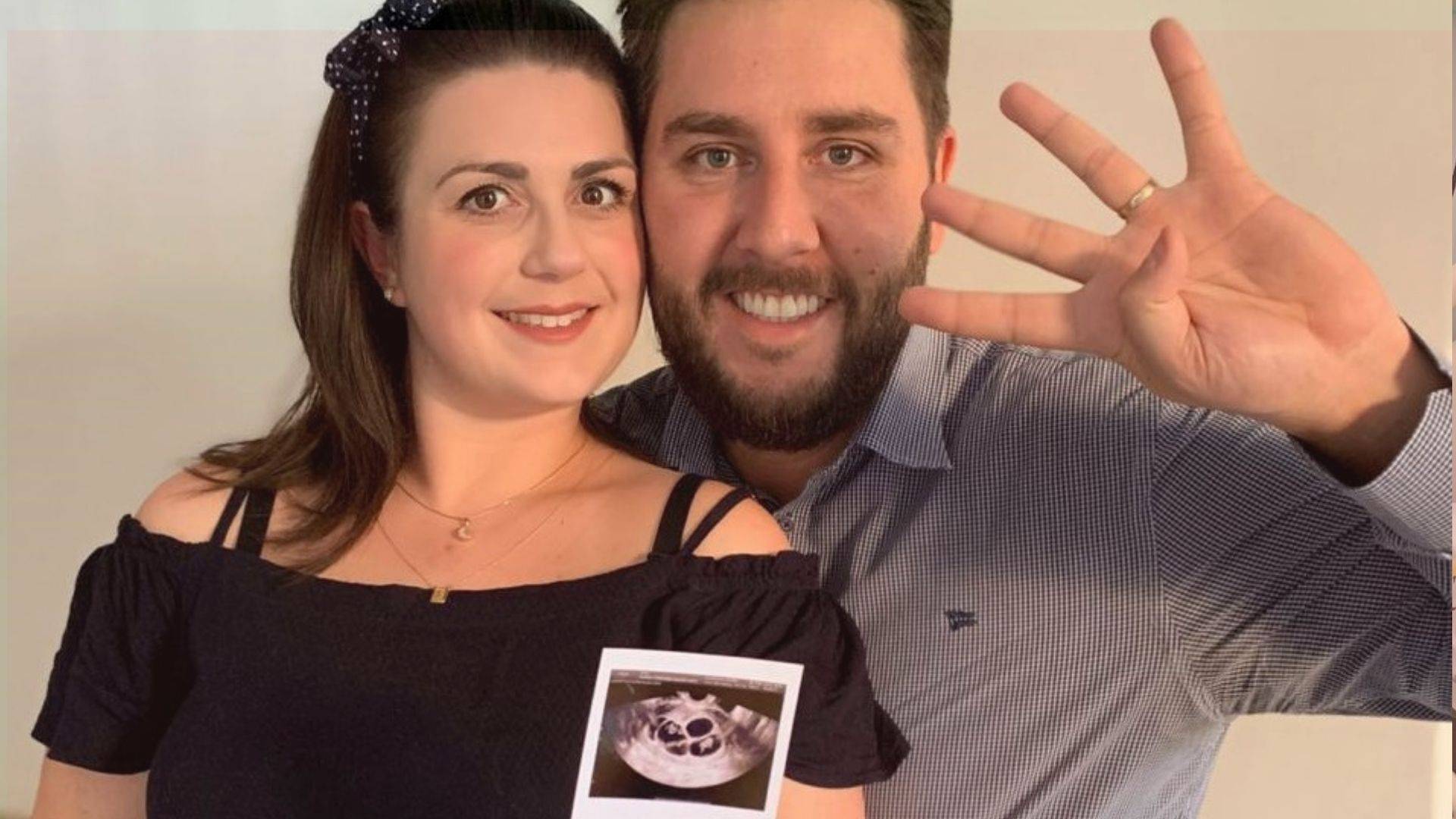 Fernanda e Gustavo  tentaram engravidar durante cinco anos e hoje provam que vale a pena perseverar. Foto: Arquivo pessoal/ Fernanda Gans Kenski