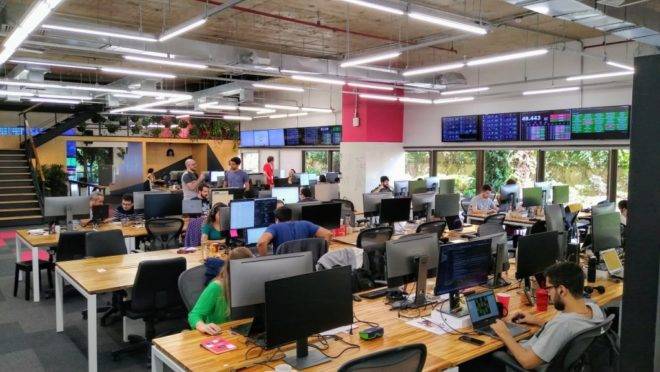 escritório da startup vtex mais novo unicórnio brasileiro com foco em ecommerce