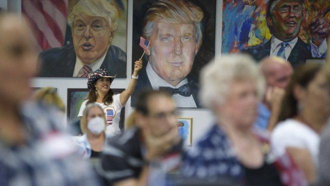 Eleitores de Donald Trump se reuniram no Texas para assistir ao debate do dia 29 de setembro