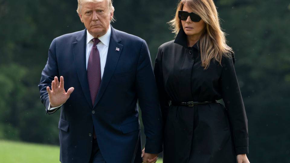 trump melania covid