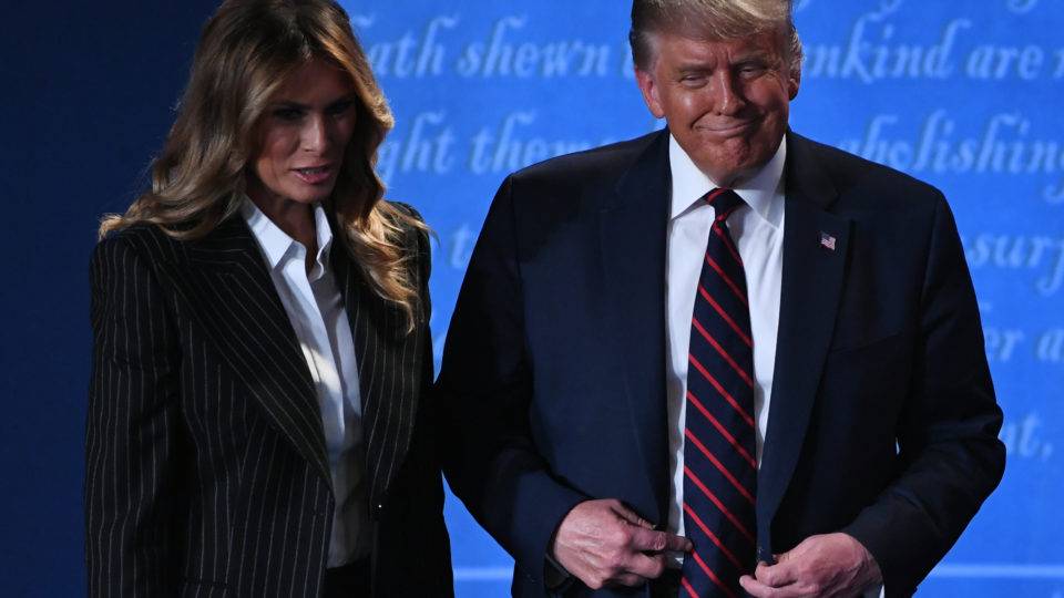 trump melania covid