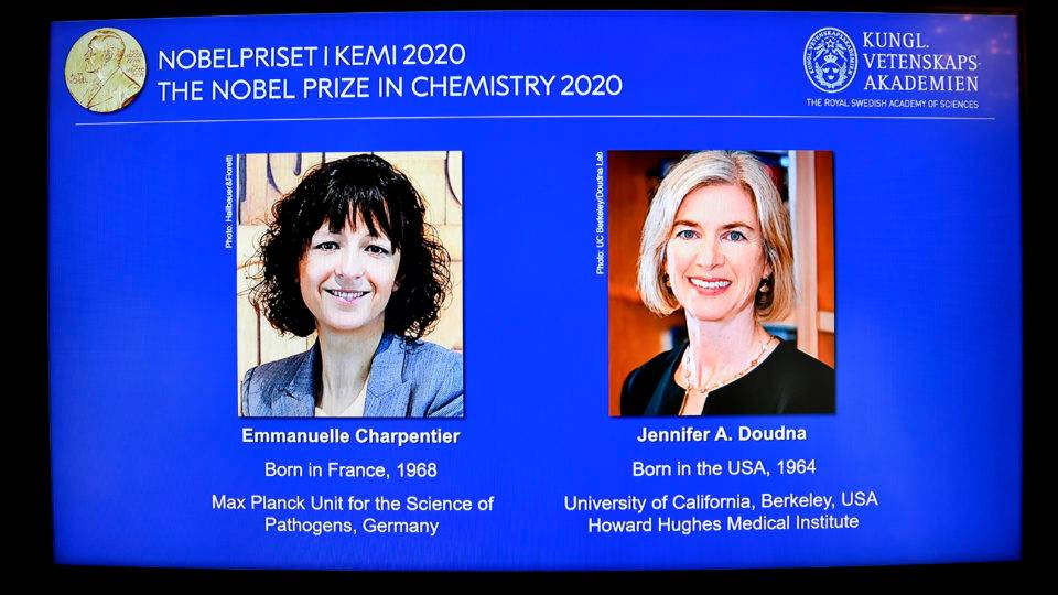 nobel química 2020