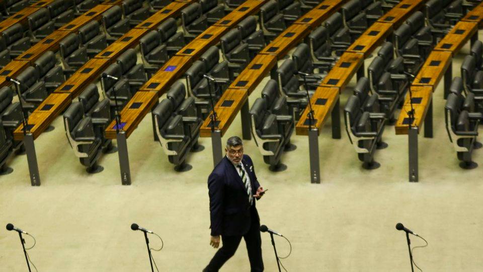 Deputado Alexandre Frota prestou depoimento à Polícia Federal no âmbito do inquérito dos atos antidemocráticos.