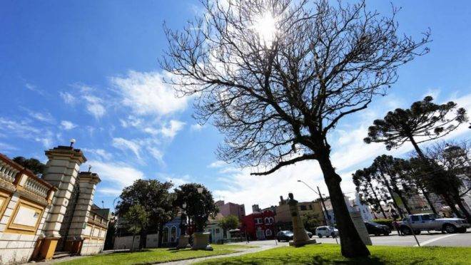 Feriado sem chuvas e com temperaturas amenas em Curitiba e no Litoral