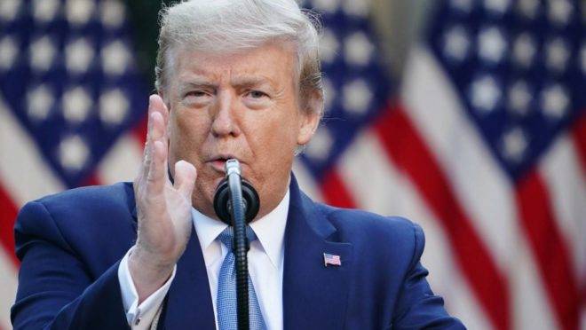 Trump comemora alta nas bolsas de NY e diz que Biden quer quadruplicar impostos